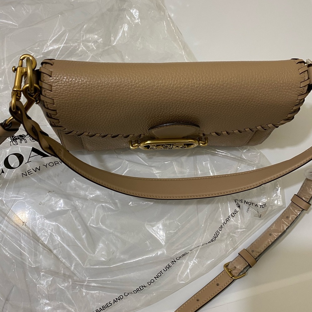 COACH JADE SHOULDER BAG WITH WHIPSTITCH.?TRENDY COLOR - Picture 5 of 12